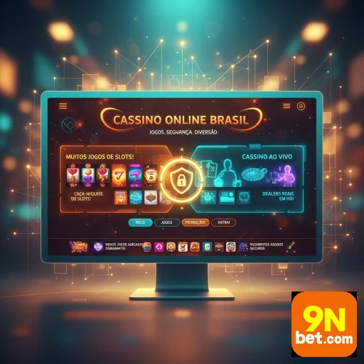 Ilustração de Experimente as Melhores Slots e Recompensas VIP na 9nbet