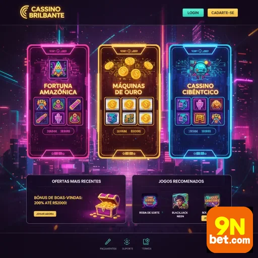 Ilustração de Variedade de Slots Disponíveis